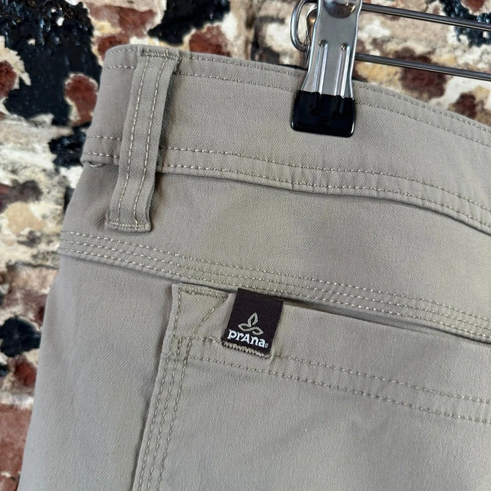 Prana Pants Men 38x29 tan Nylon Stretch Hike Camp Fish Gorpcore